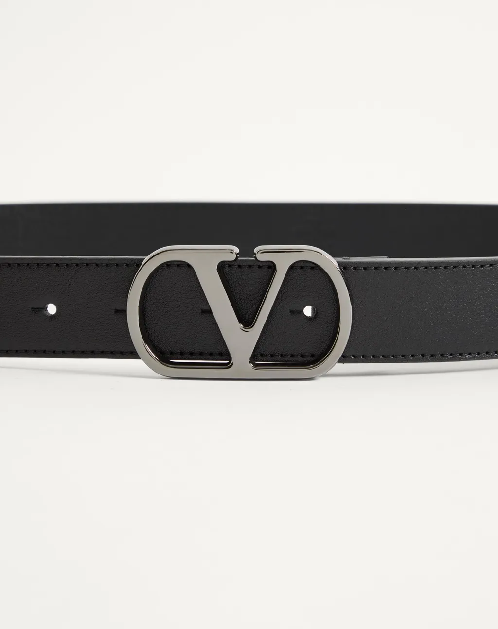 Vlogo Signature Belt In Shiny Calfskin 30 Mm