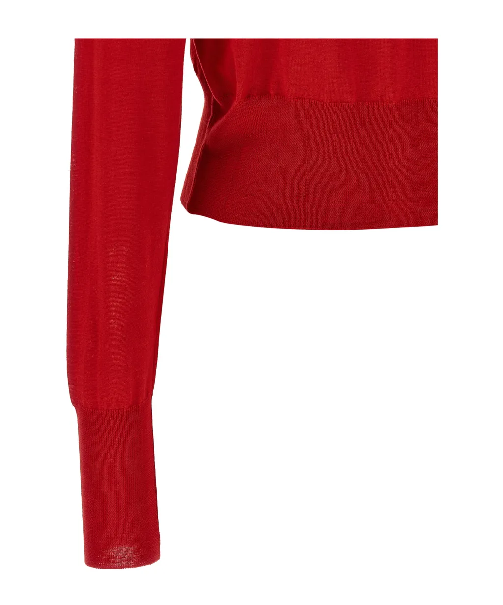 Vivienne Westwood Bea Knit Cropped Cardigan