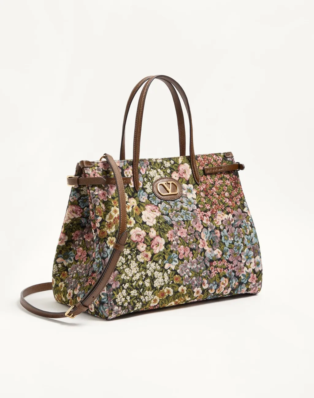 Valentino	Antibes Floral Patterned Medium Tote Bag