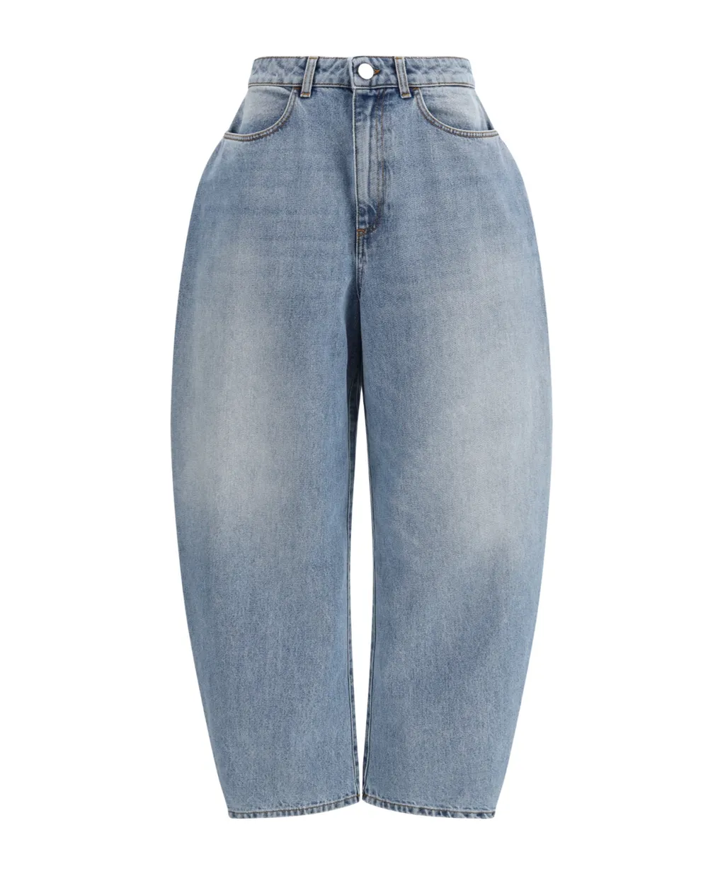 RÓHe Button Detailed Straight Leg Jeans