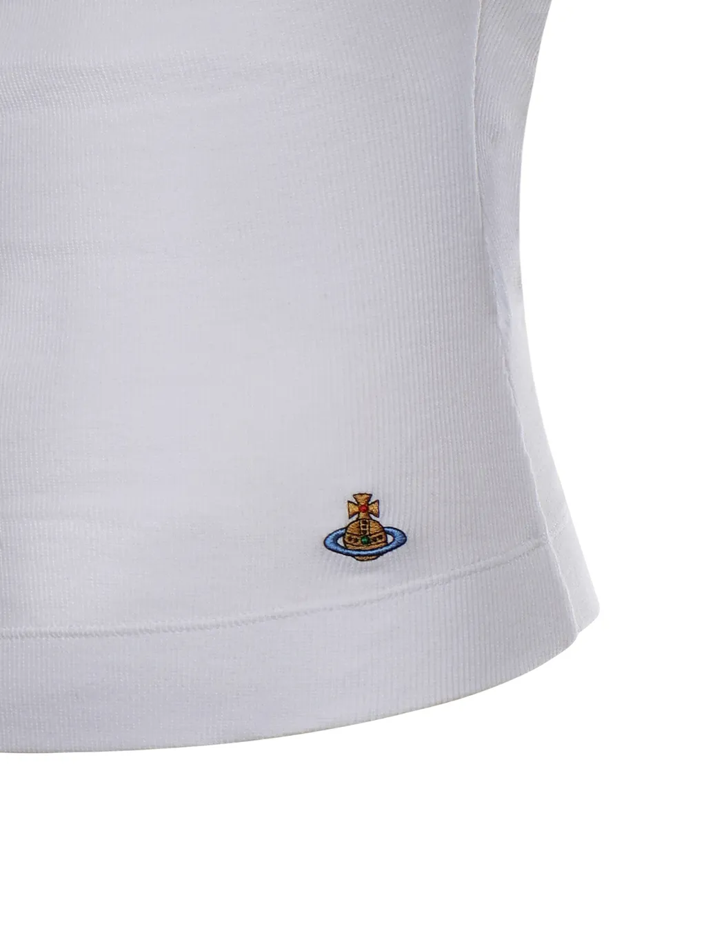 Vivienne Westwood Orb Embroidered Knitted Top