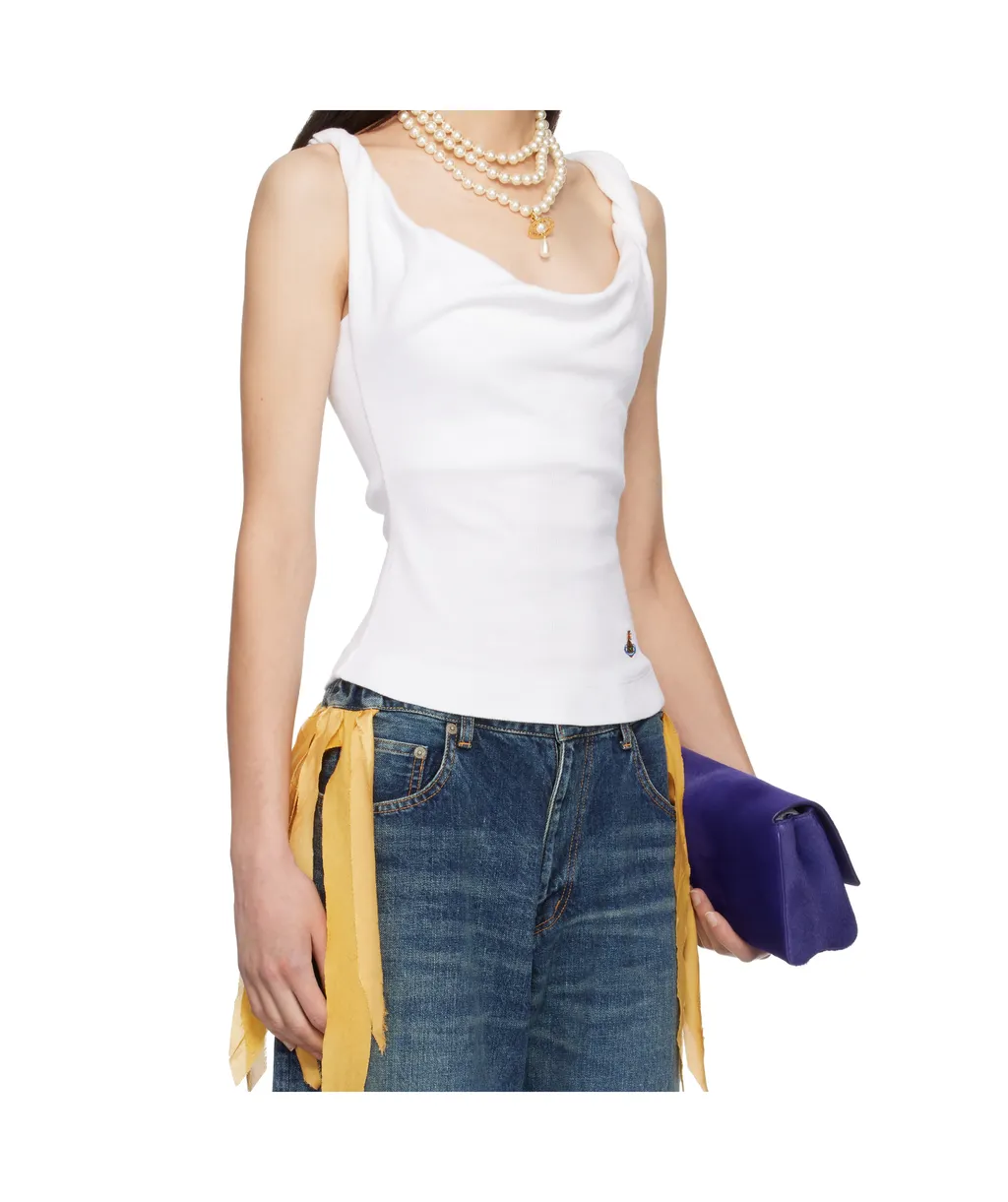 Vivienne Westwood Orb Embroidered Knitted Top