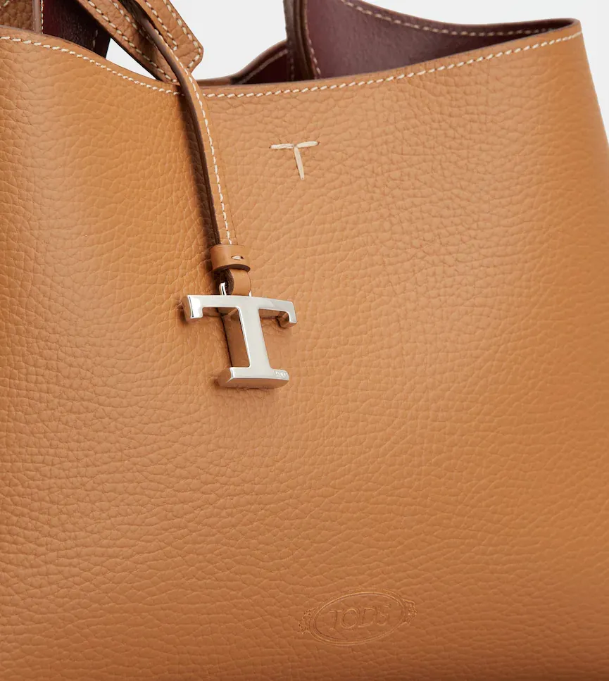 Tod's Logo Printed Small Tote Bag