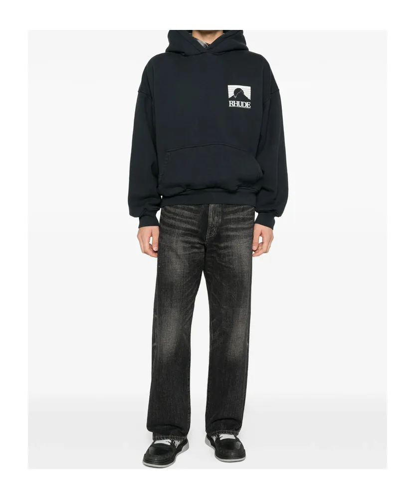 Rhude Logo Drawstring Hoodie