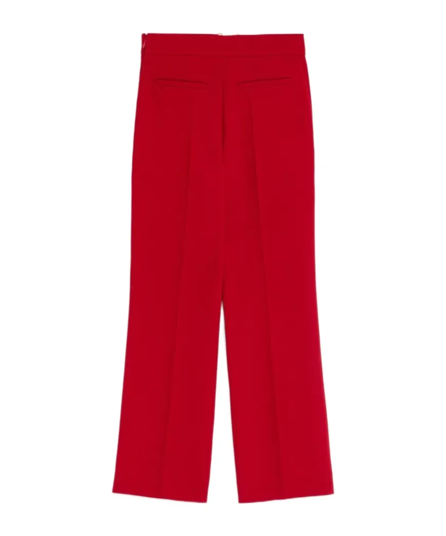 Valentino Logo Plaque Cropped Pants