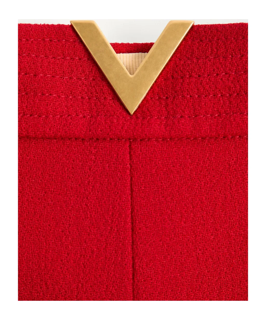 Valentino Logo Plaque Cropped Pants