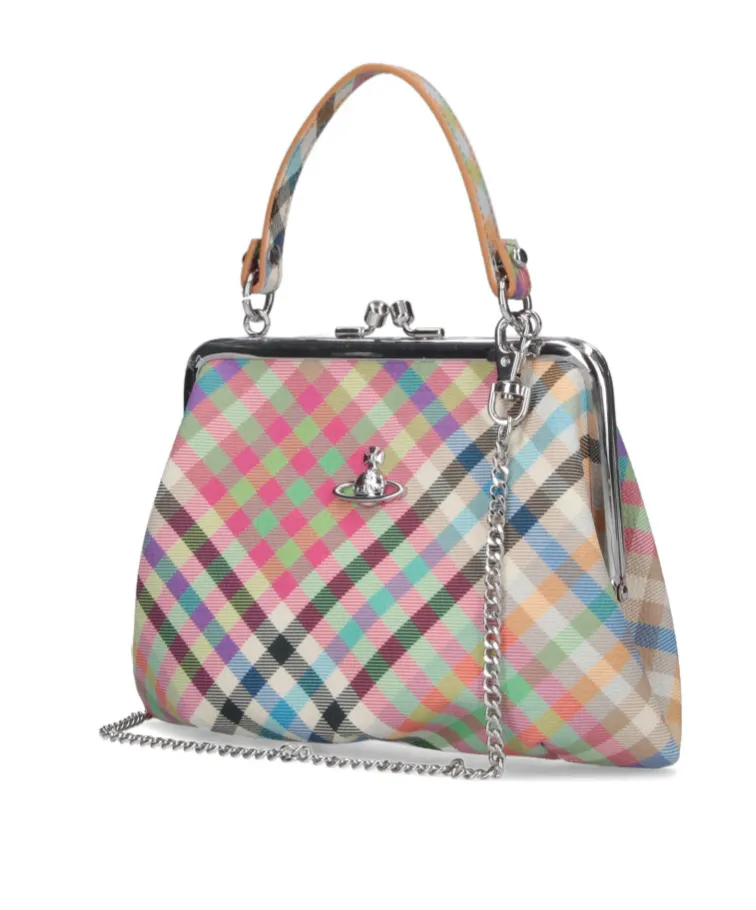 Vivienne Westwood Logo Plaque Top Handle Bag