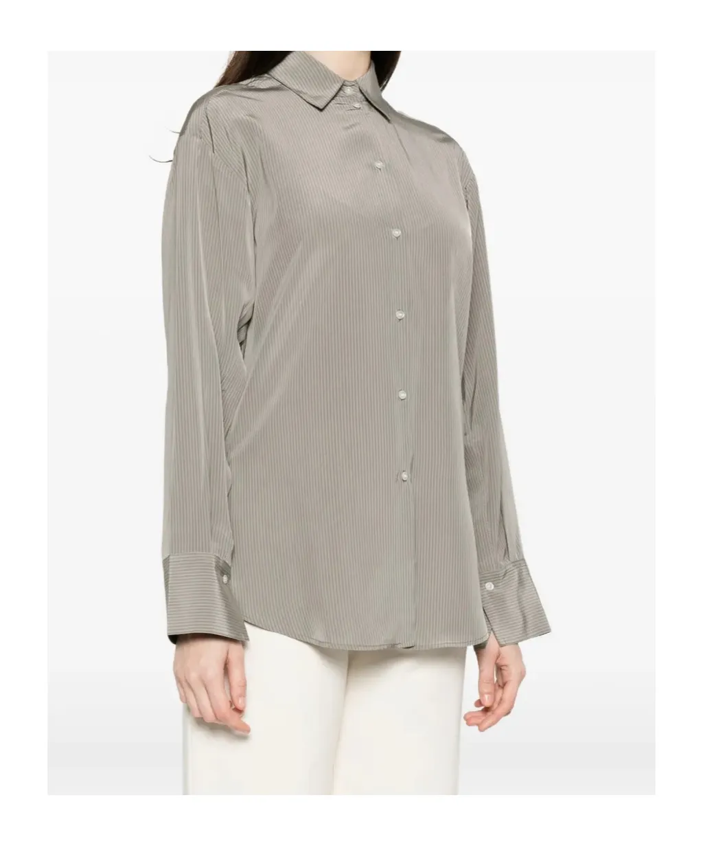 Rhe Long Sleeve Striped Shirt
