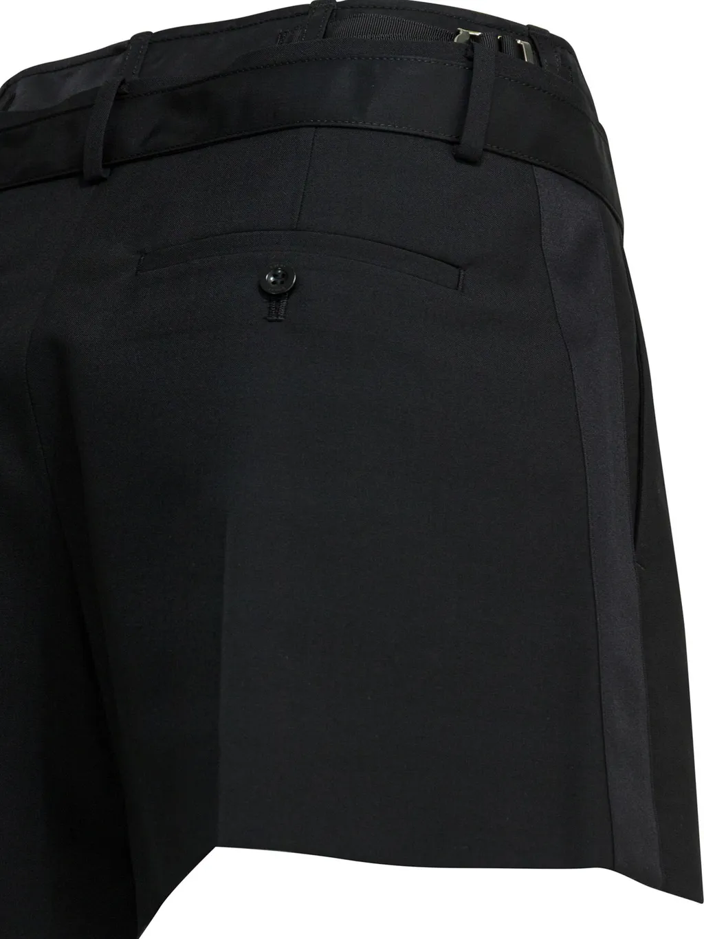 Sacai Buckle Detailed Shorts