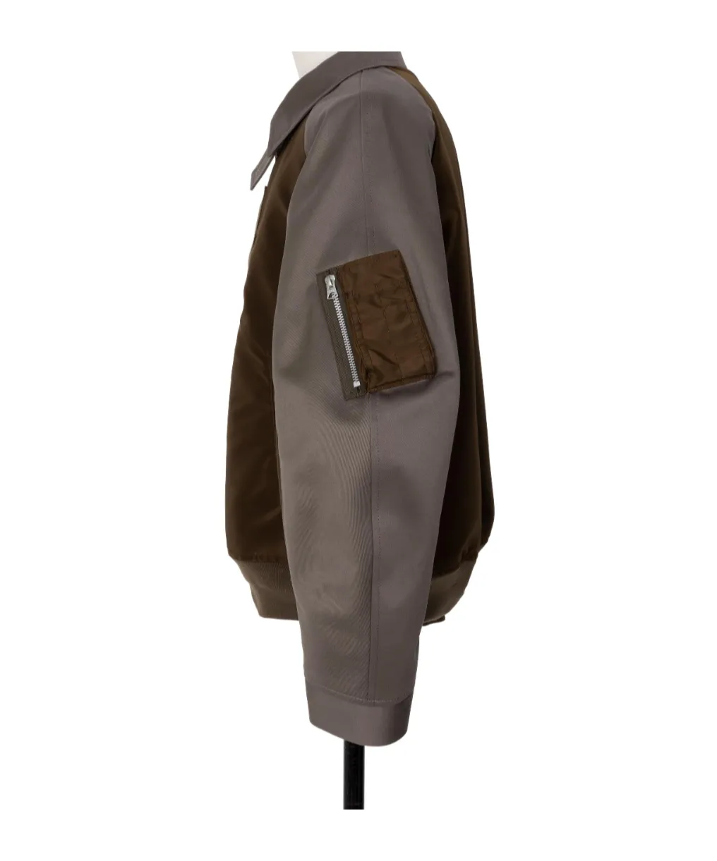 Cotton Chino X Nylon Twill Blouson