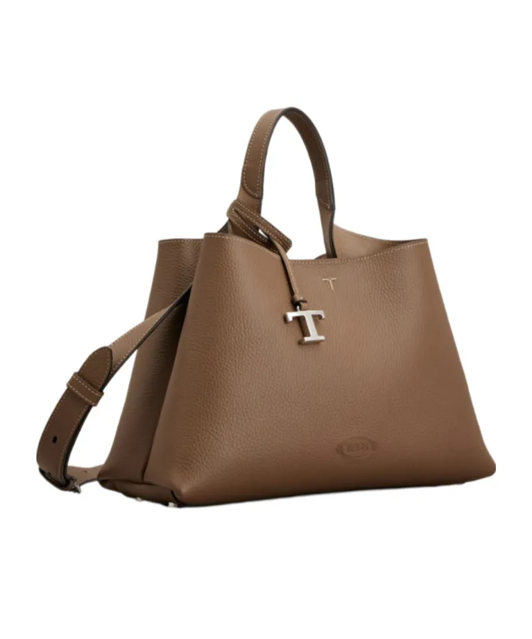 Tod's Logo Printed Small Tote Bag