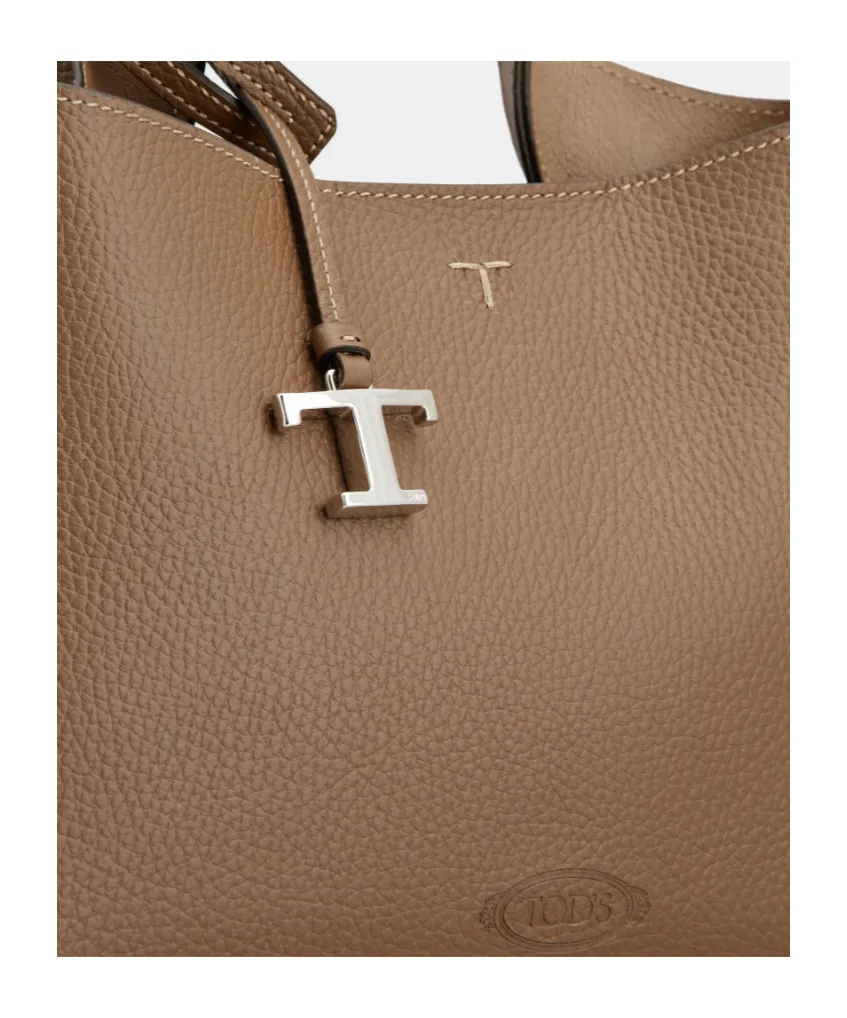 Tod's Logo Printed Small Tote Bag
