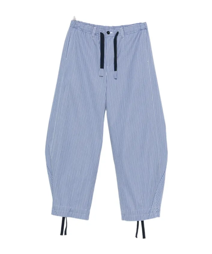 Striped Drawstring Trousers