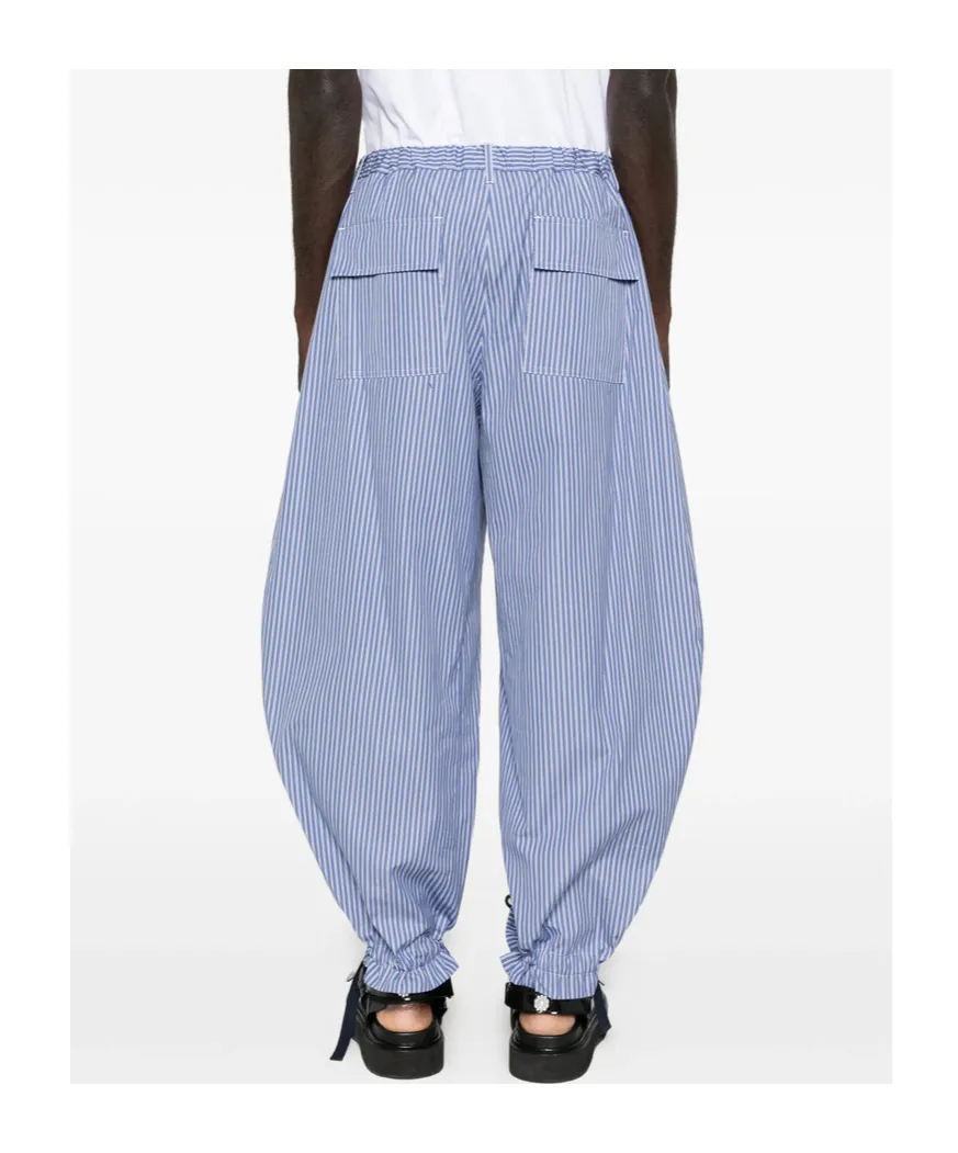 Striped Drawstring Trousers