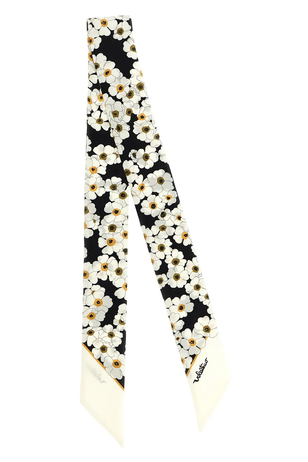 Valentino All-Over Floral Patterned Scarf