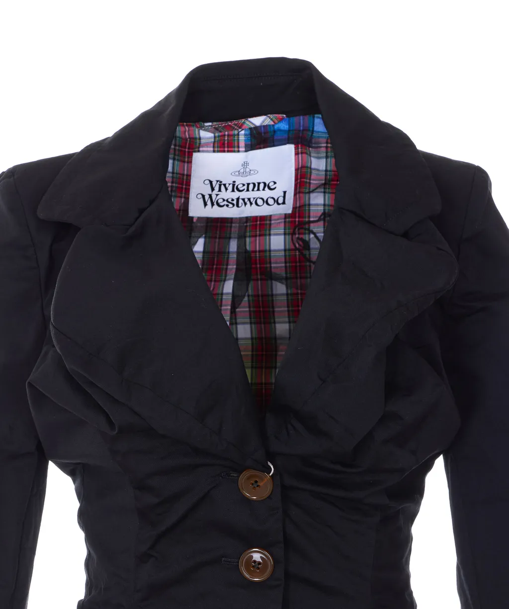 Vivienne Westwood Ruched Slim Fit Jacket