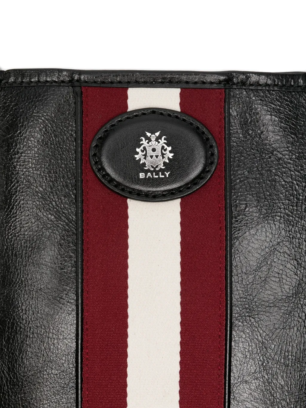 Stripe-Design Messenger Bag