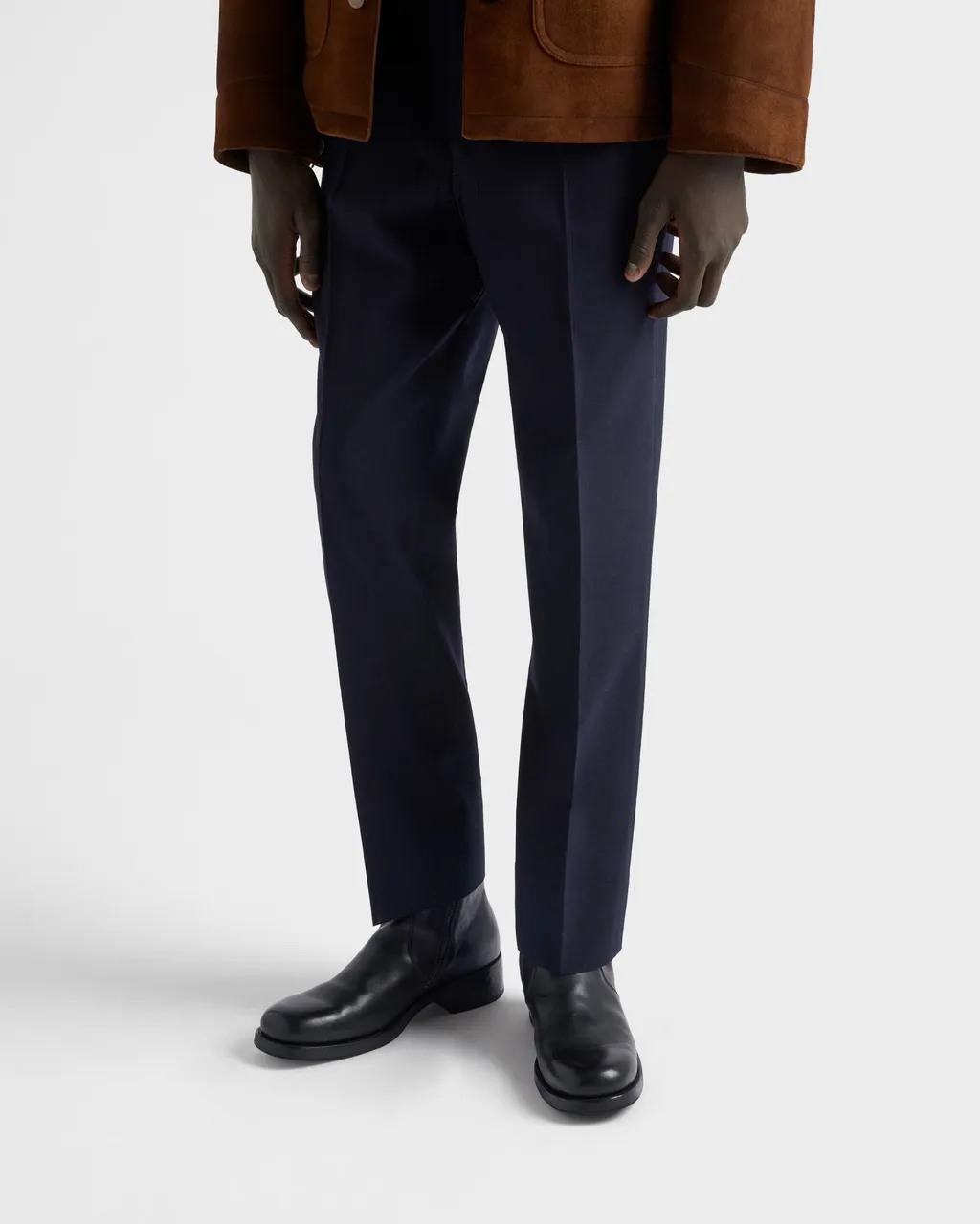 Prada Logo-Detailed Zipper Boots