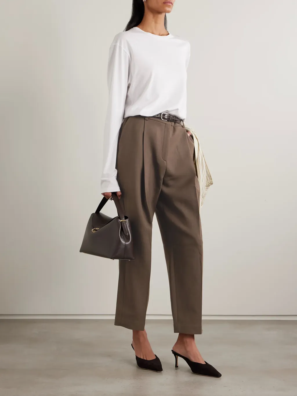 Pauli Pleated Tapered Casual Pants