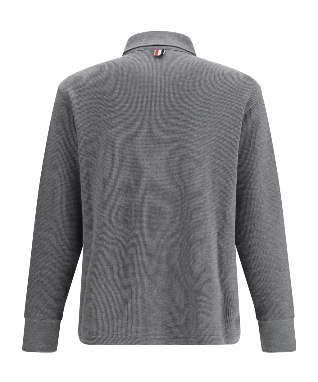 Thom Browne Logo Patch Polo Shirt