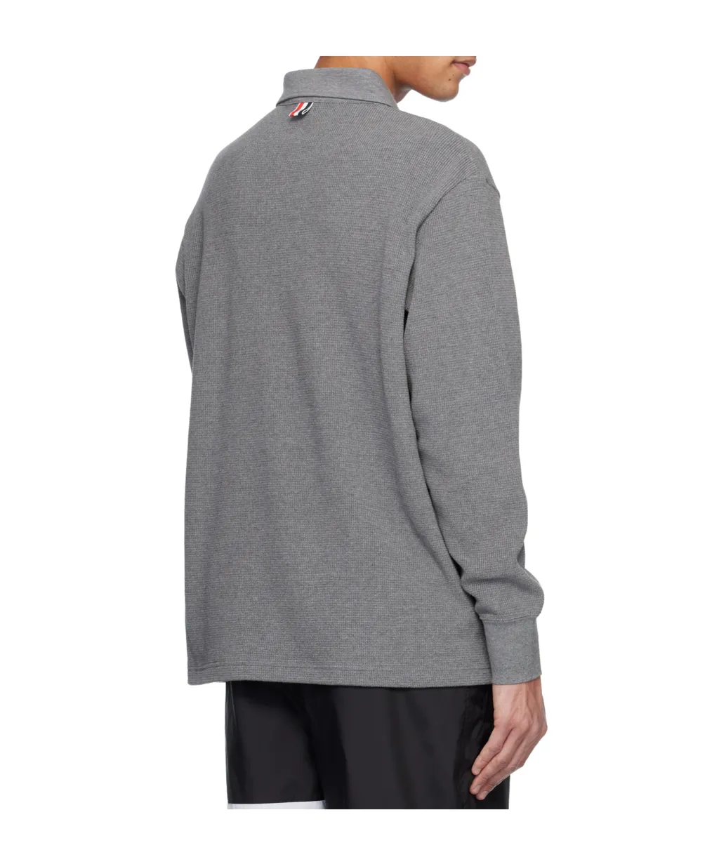 Thom Browne Logo Patch Polo Shirt