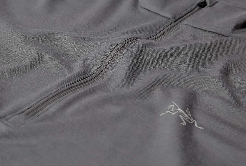 Rho Merino Wool Zip Neck