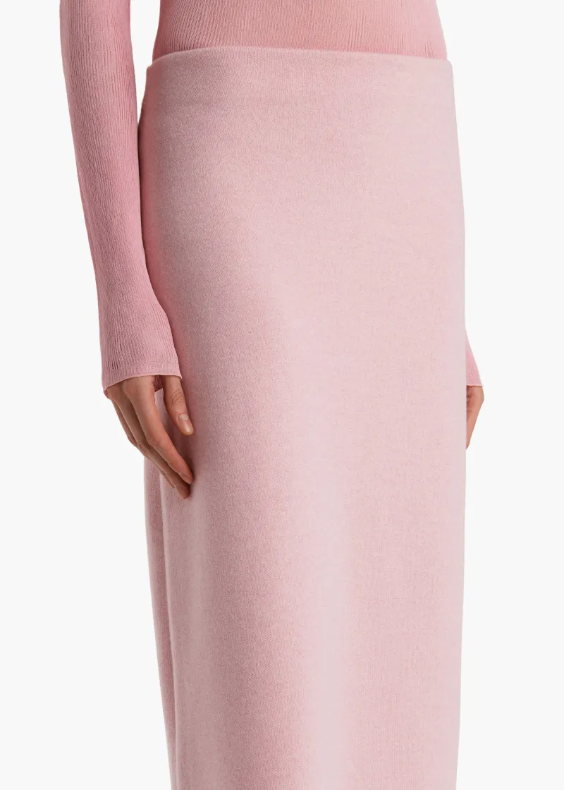 Khaite Ribbed Midi Skirt