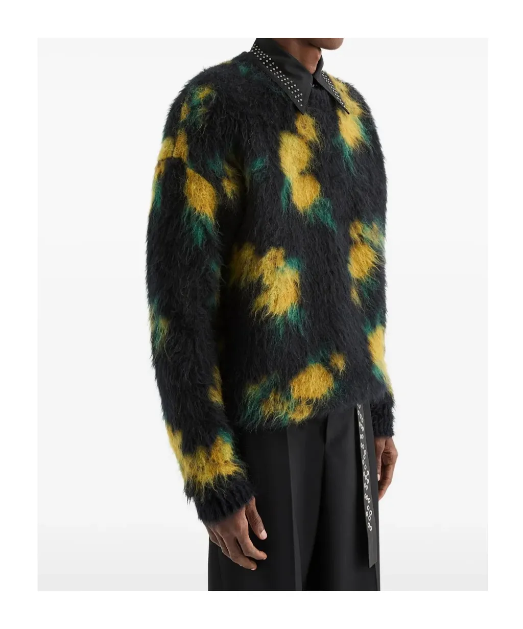 Jil Sander Floral Jacquard Crewneck Jumper