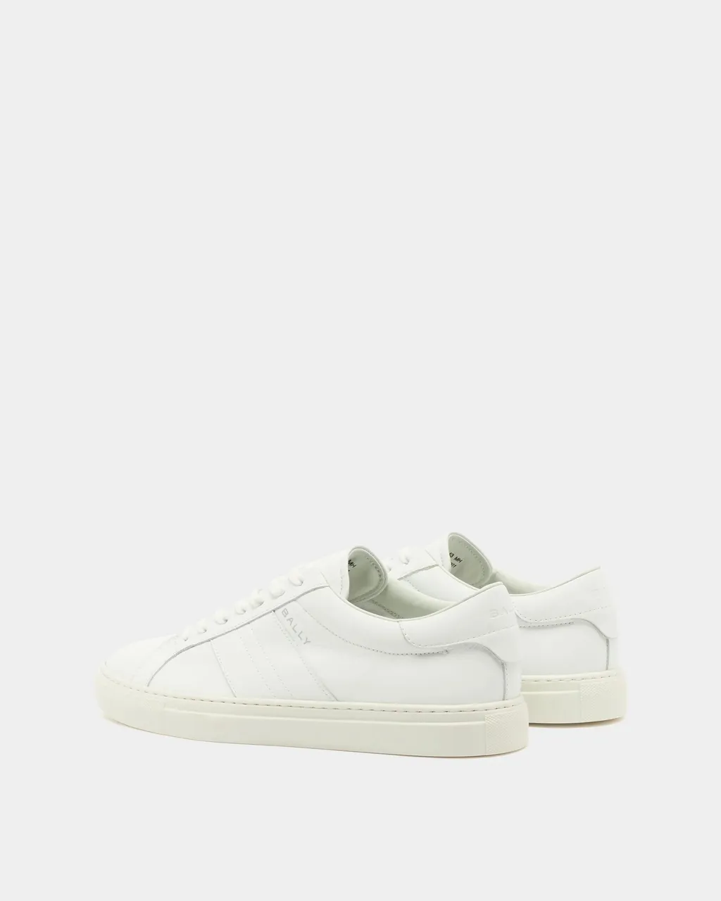 Hedon Sneaker In White Leather