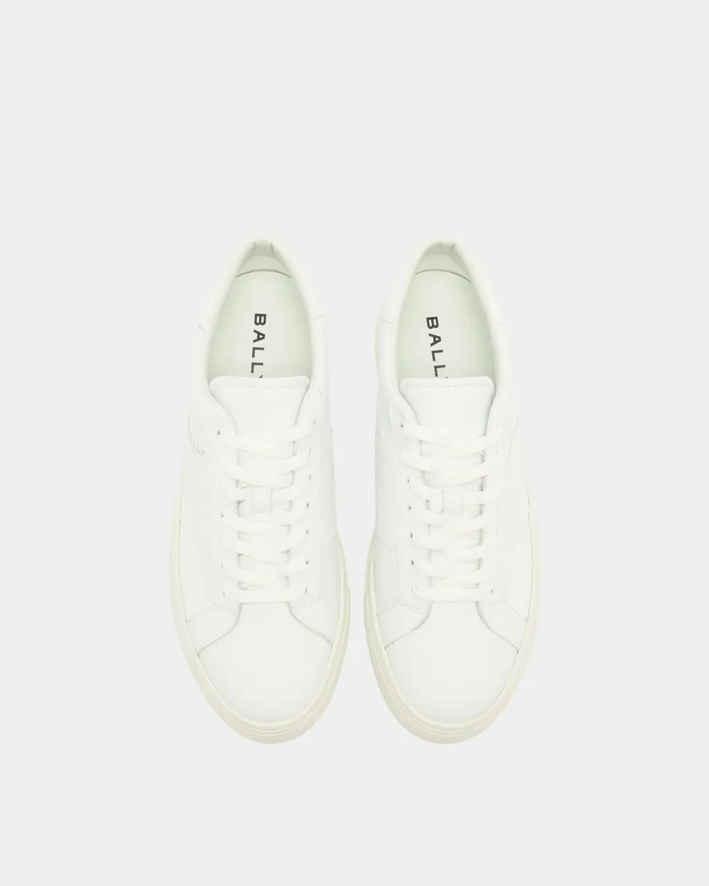 Hedon Sneaker In White Leather