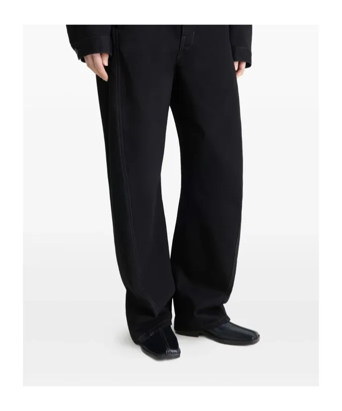 Piped Square-Toe Loafers