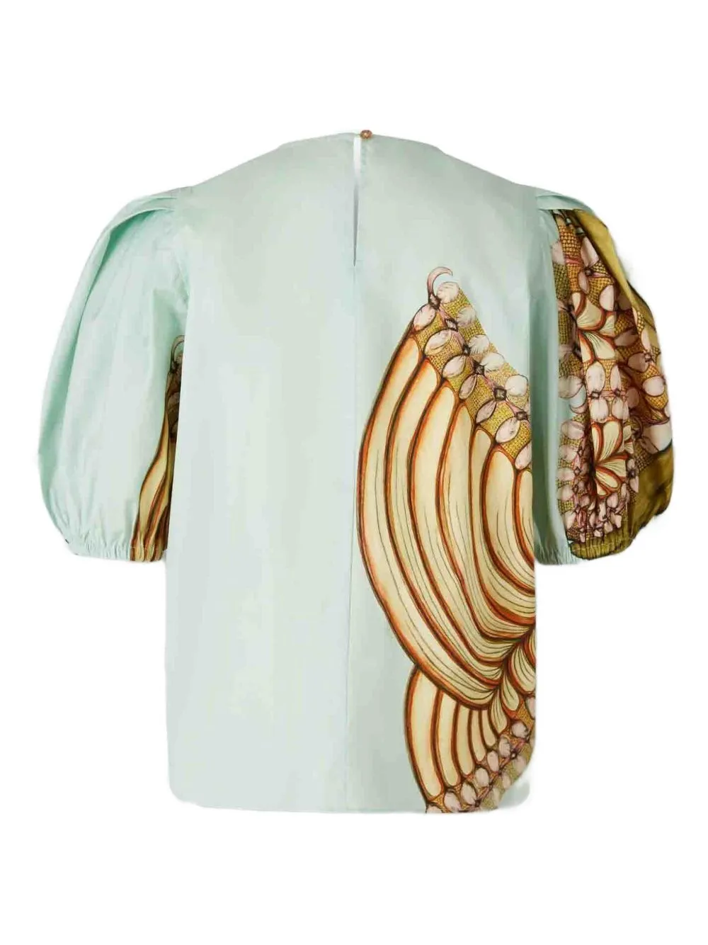 Short Puff-Sleeve T-Shirt