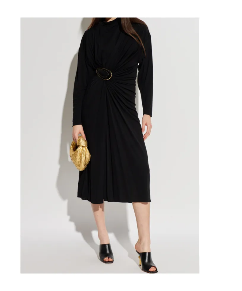 Crepe Viscose Jersey Dress