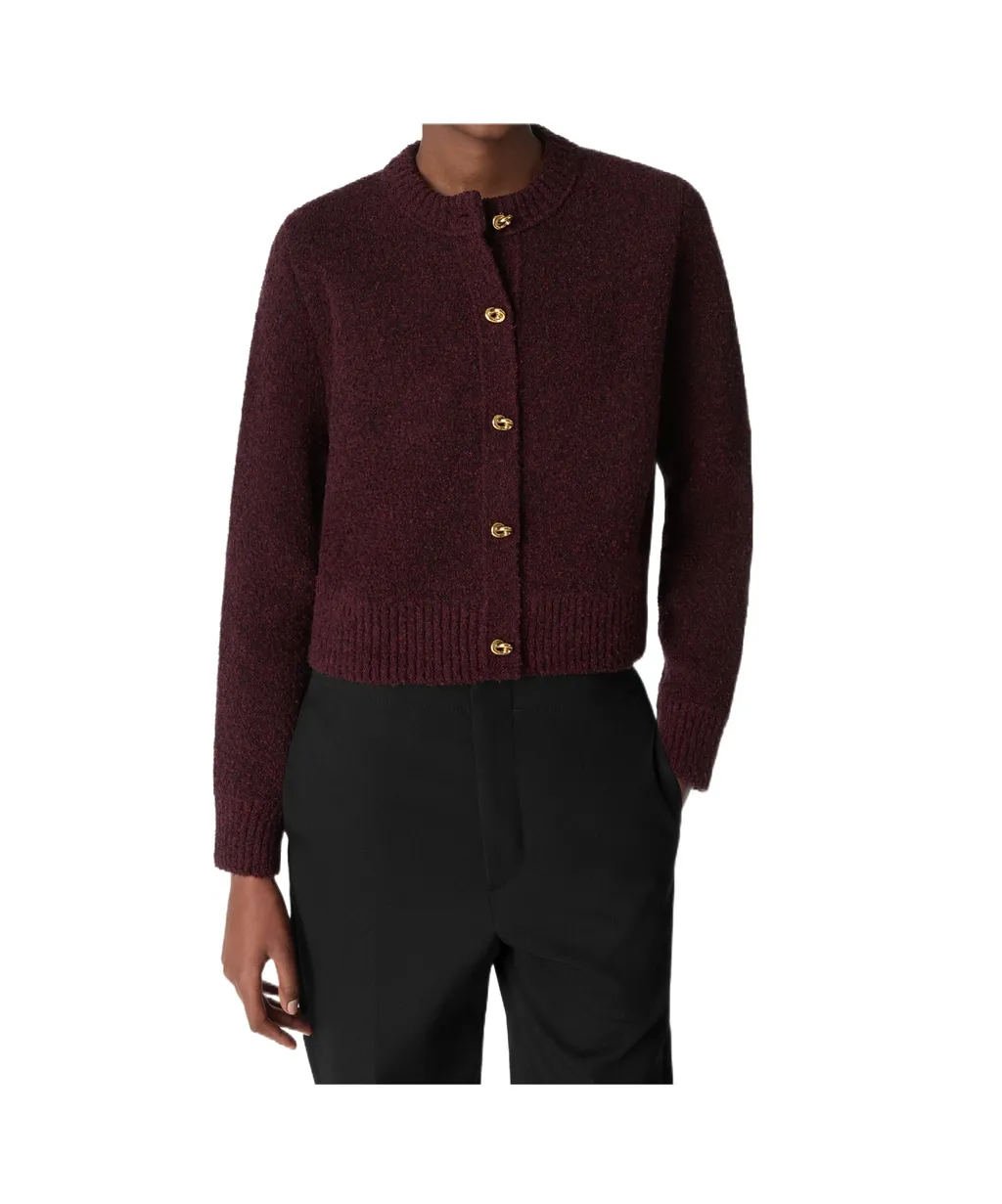 Wool Boucl Cardigan