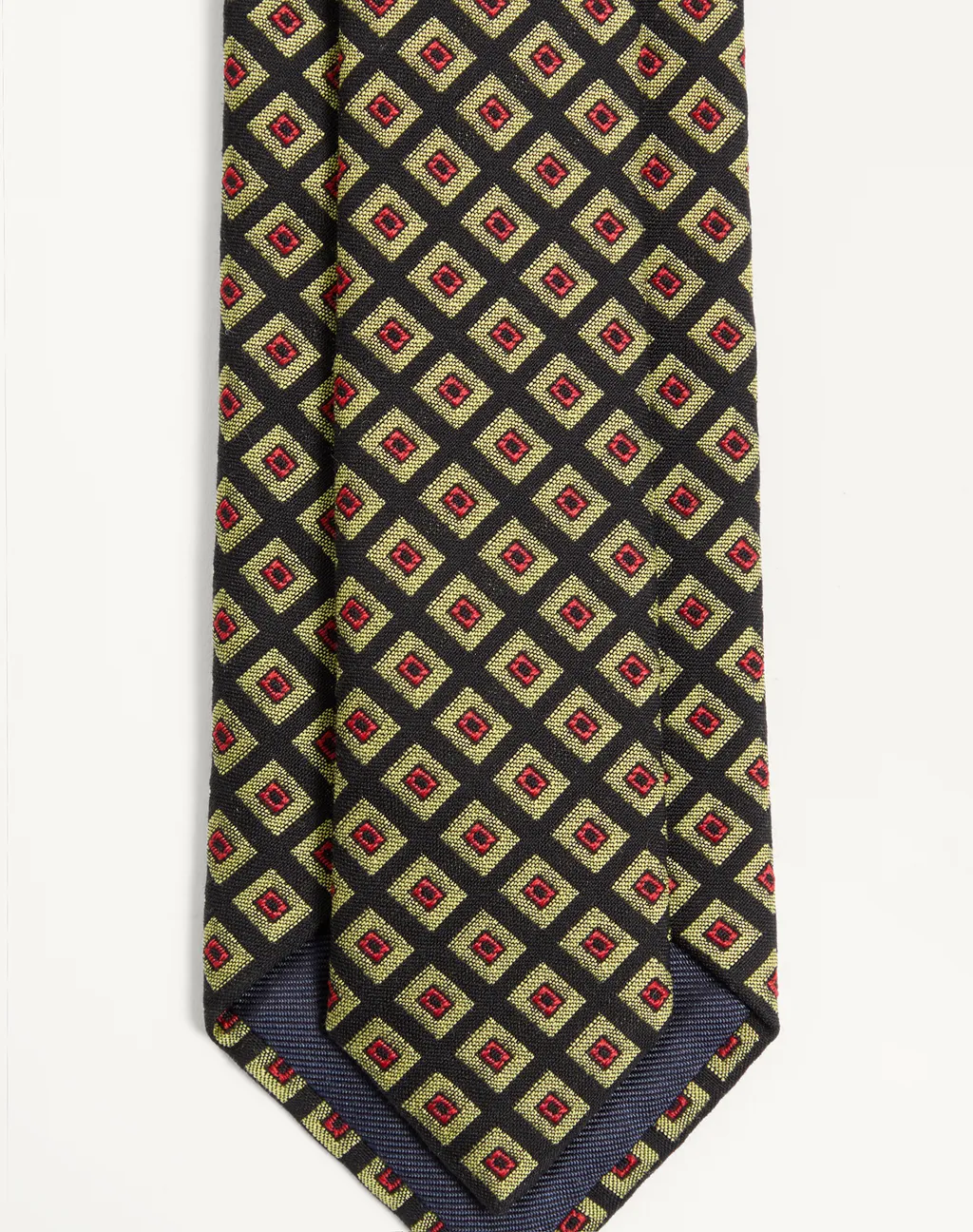 Valentie Cotton Jacquard Tie With Chamber Pattern And Vlogo Signature Detail