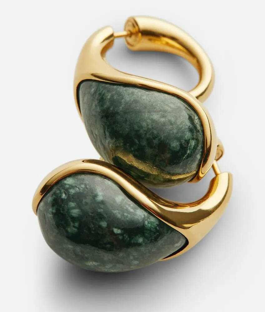 Drop Marble Earrings