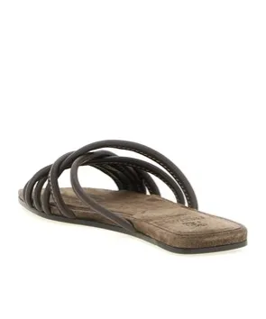 Brunello Cucinelli Strappy Slides