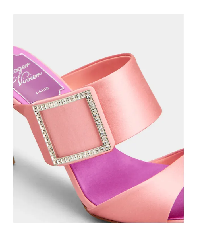 Roger Vivier Trompette Satin Mules