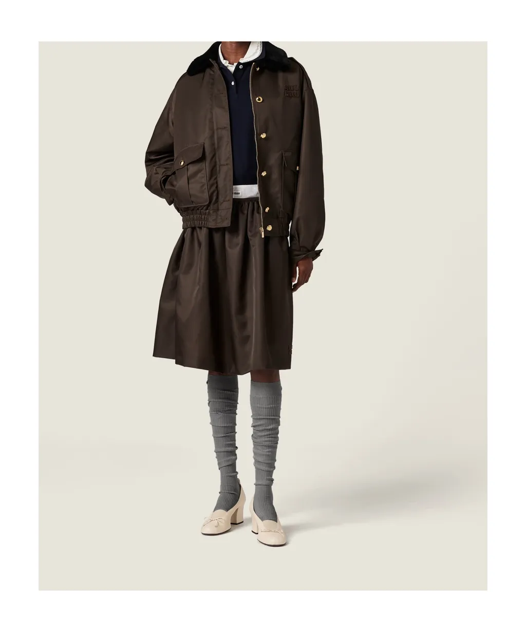 Miu Miu Ruched Skirt