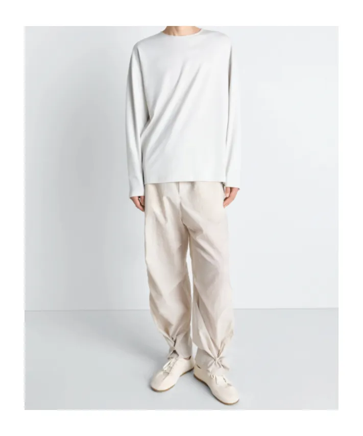 Lemairelong-Sleeved T-Shirt In Cotton Silk Interlock