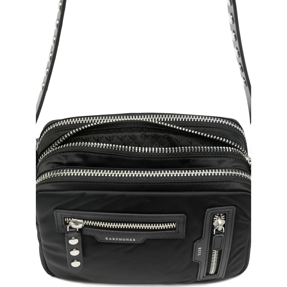 Anya Hindmarch Studs Triple Zip Crossbody Bag
