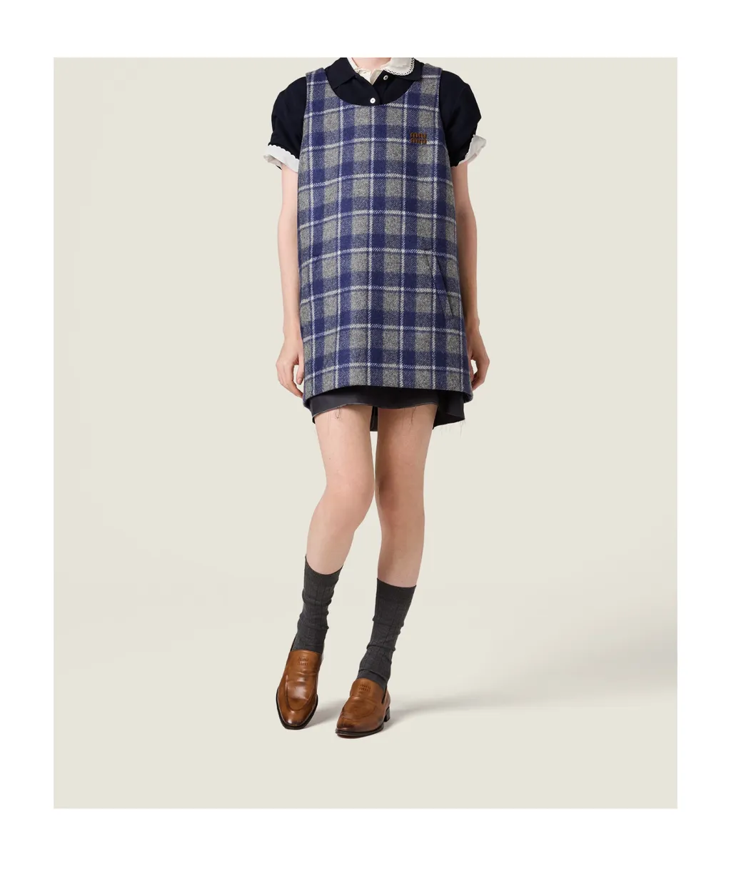 Plaid Mini Dress