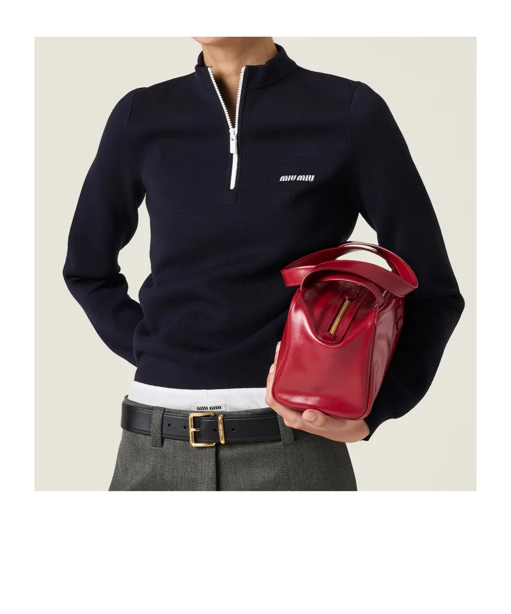 Wool Half-Zipper Sweater