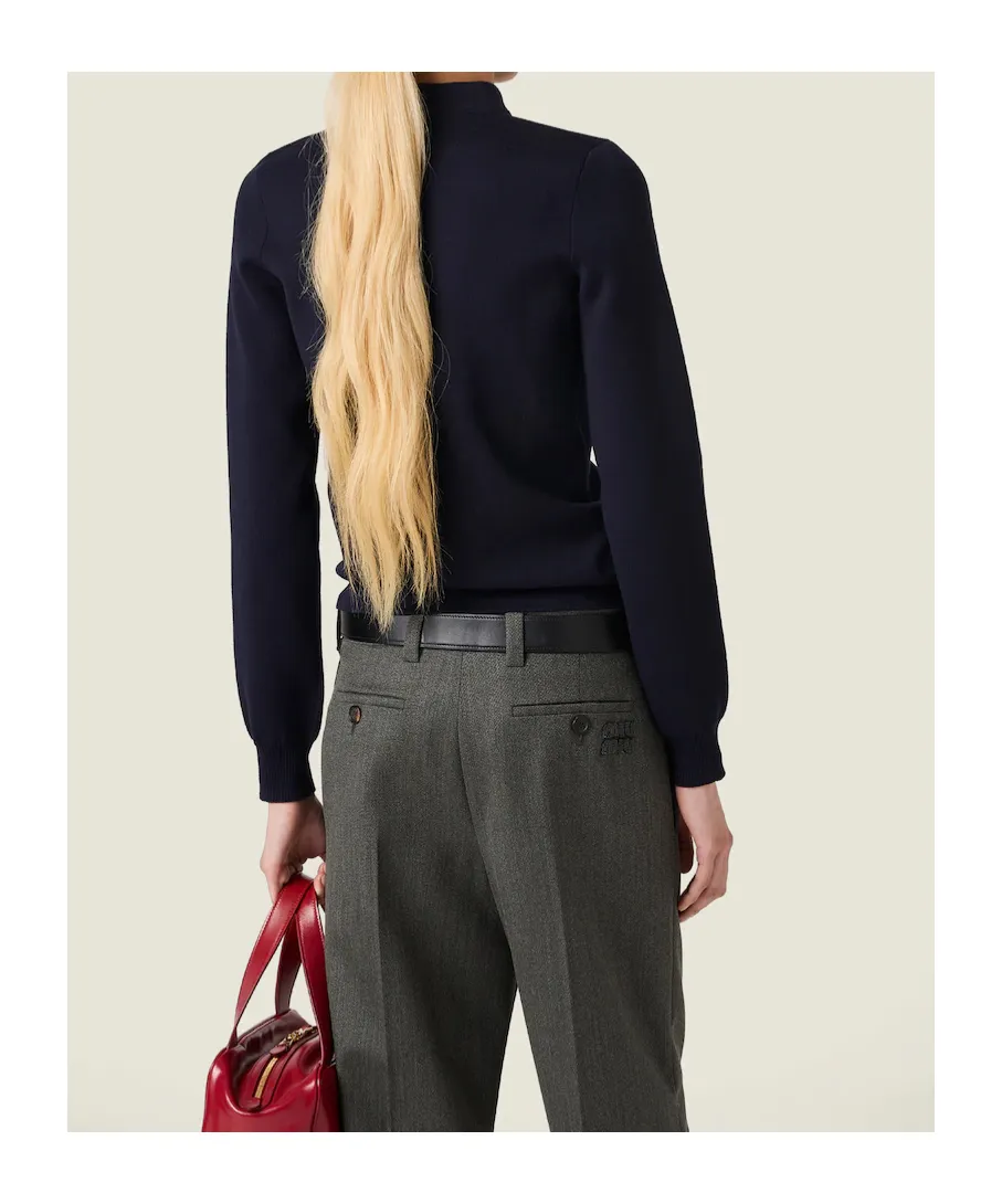 Wool Half-Zipper Sweater