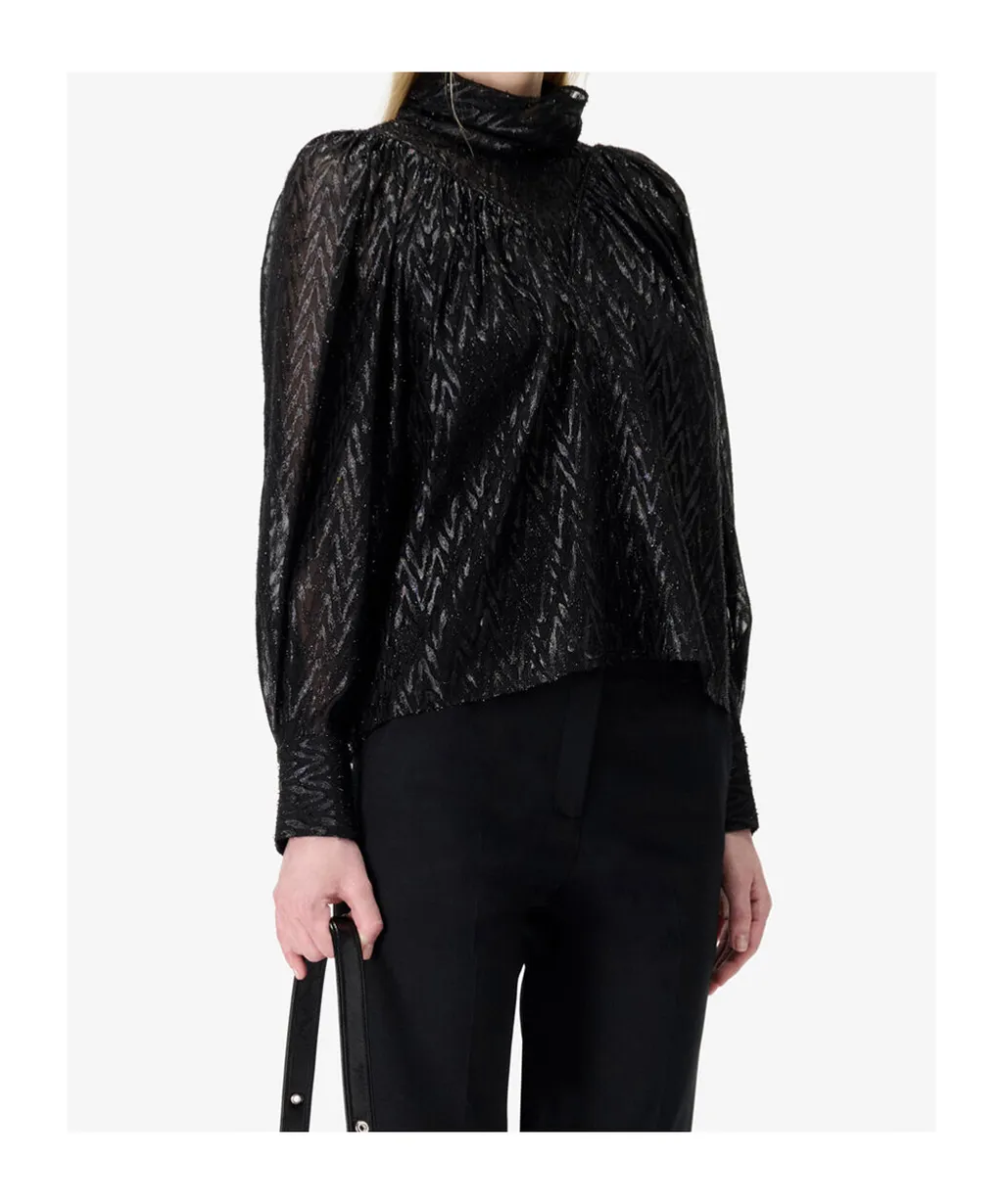 High Collar Top