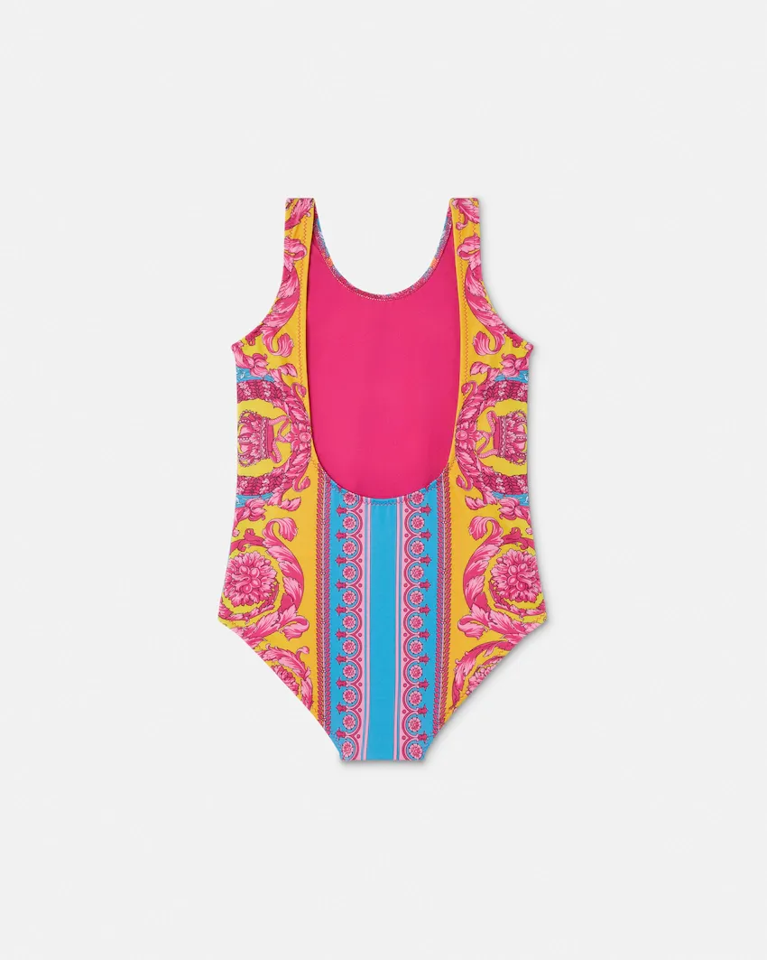 Versace Kids One Piece Sleeveless Swimsuit