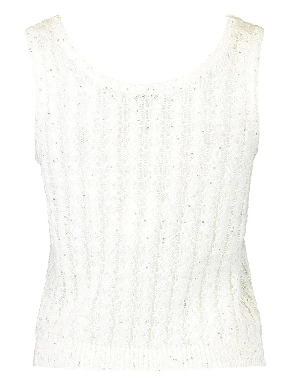 Brunello Cucinelli Embellished Sleeveless Top