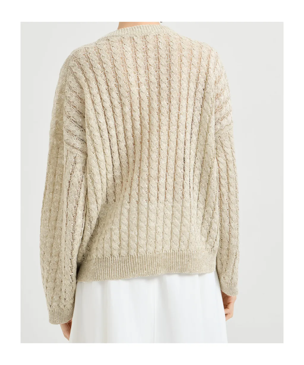 Brunello Cucinelli Ribbed Hem Knitted Sweater