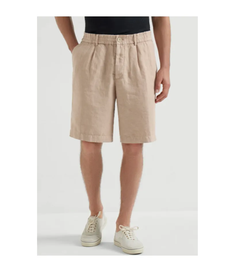 Brunello Cucinelli Elasticated Waistband Bermuda Shorts