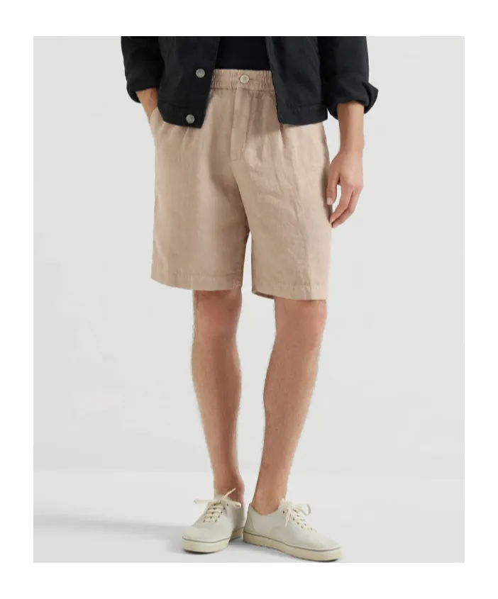 Brunello Cucinelli Elasticated Waistband Bermuda Shorts